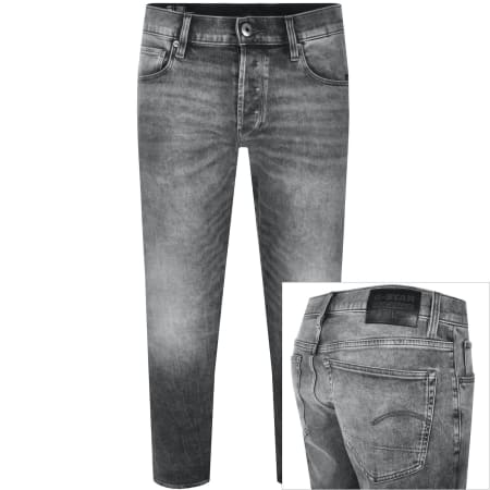 G-Star 3301 Tapered Jeans Mid Wash Grey | Mainline Menswear us